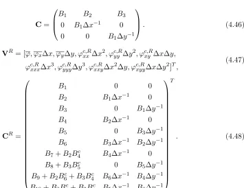 Table 4.1 summarizes the types of schemes considered in this study. Expected order of