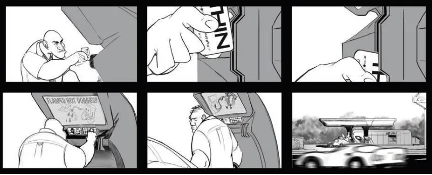 Figure 5: Example of a storyboard [3] 