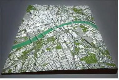 Figure 2.4. 3D model with GIS data [18] 