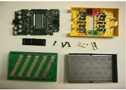 Figure 3.2 Disassembled RCX [44] 