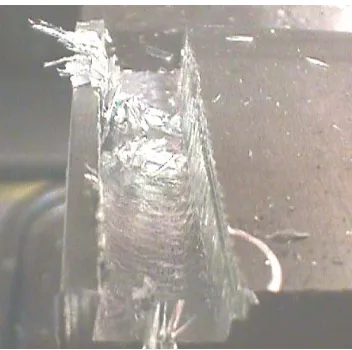 Figure 2.4:  Rough surface finish caused by tool chatter [18] 