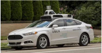 Figure 2: Uber’s autonomous car [11]