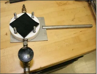Figure 3.10.  The cell was loaded into the testing apparatus shown in Figure 3.11, so that the 