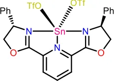Figure 1.17. Evans’ tin(II) chiral Lewis acid complex.