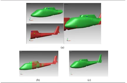 Figure 8: (a) Hole or gap appear on surface, (b) Fill hole command remove the hole or gap on the surface