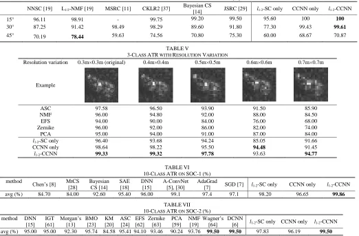 TABLE 3-CLASS ATR WITH LARGE IV DEPRESSION VARIATION (%) Bayesian CS 