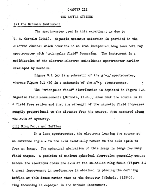 Figure 3 .1  (a) i s  a schematic o f the a ”--a." spectrom eter, 