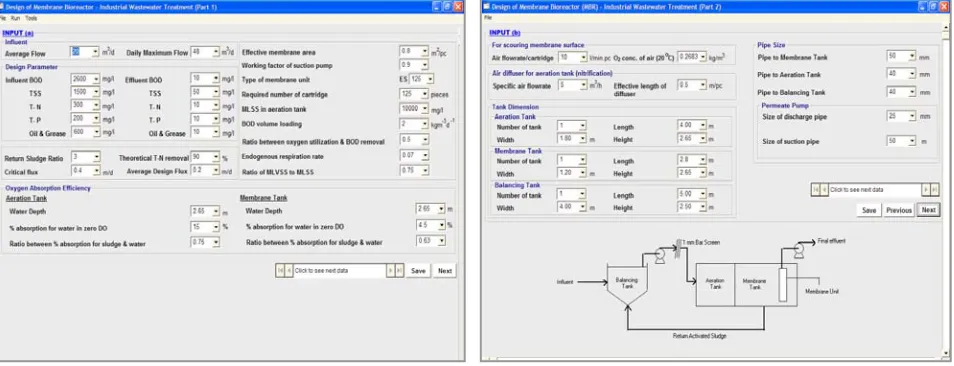 Figure 7. Input Screen for MBR module – Part 2. 