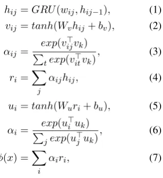 table is |A| ∗ dA, where |A| is the the number ofattributes and dA is the embedding dimension.