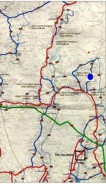 Figure 3.1: Site location map 