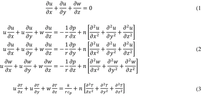 Table I Test values parameters 