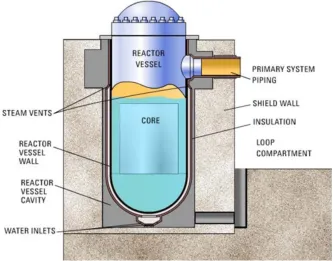 Figure 1-1: AP1000 during core-coolant injection accident phase 