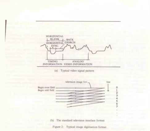 Figure 2: Typical image digitisation format 