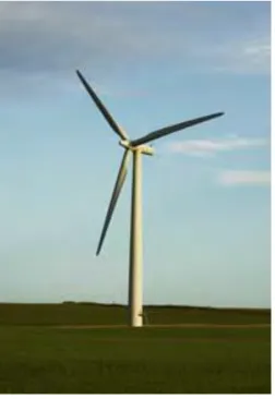 Figure 2-2: A Horizontal Axis Wind Turbine 