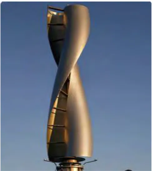 Figure 2-4: A Savonion Wind Turbine of VAWT subtypes 