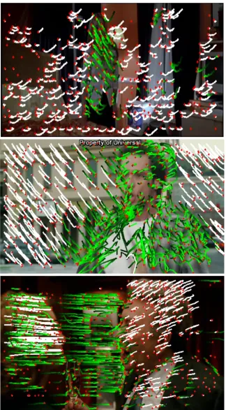 Figure 2.2.21: Unwanted trajectories produced by camera movement [22]