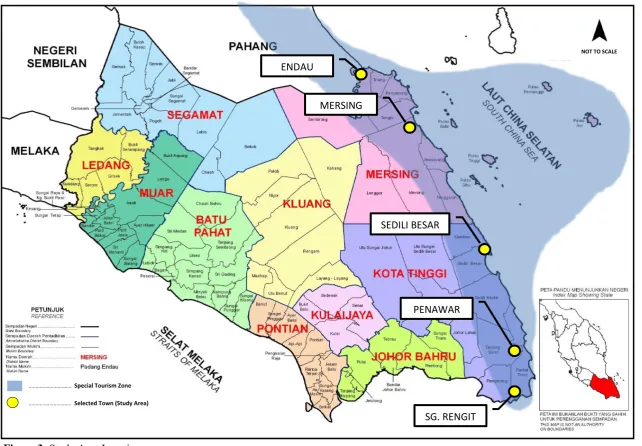 Figure 3: Study Area Location  Source: Population and Housing Census of Malaysia, 2010 