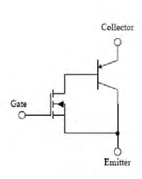 Figure 2.5: IGBT equivalent circuit 