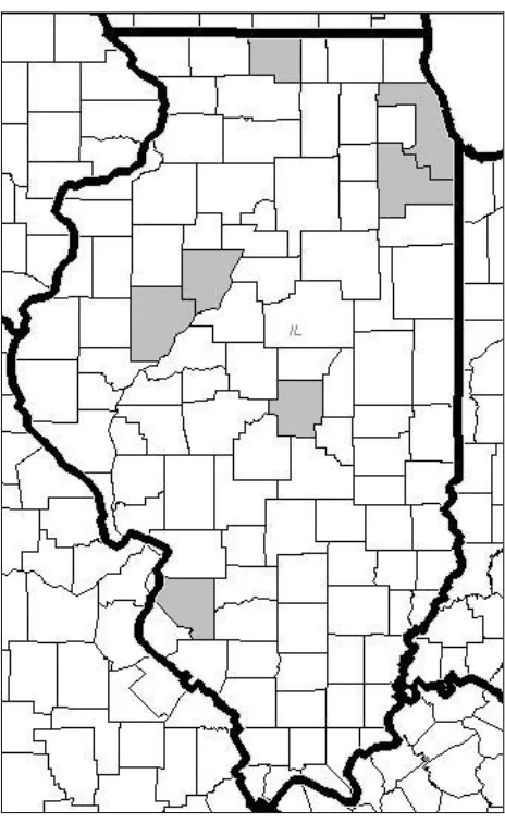 Figure 3: 1983 Illinois Enterprise Zones 