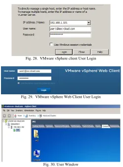 Fig. 28.  VMware vSphere client User Login 
