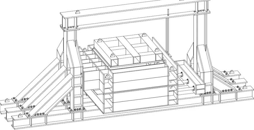 Figure 1. An overview of the final large shear box design.