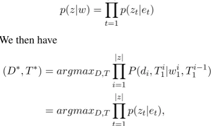 Table 2: Segmentation process of a ﬂight to boston to denver