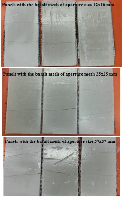 Fig. 15. Bottom surface crack patterns of the plate specimens after the end of  testing