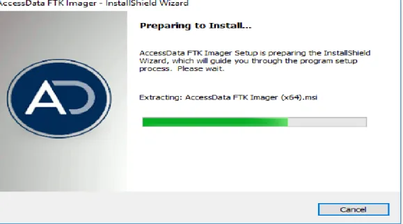 Figure 16.  InstallShield Wizard for FTK Imager 