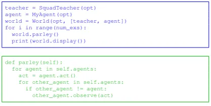 Fig. 1. Included are examples of training neural mod-els with PyTorch and Lua Torch1. Using Theano2 orTensorﬂow3 instead is also straightforward.