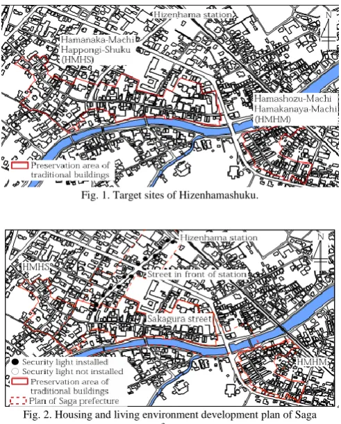 Fig. 1. Target sites of Hizenhamashuku.   