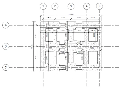Fig. 1. Structural plan of the project. 