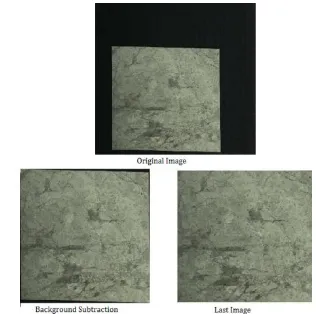 Fig. 1. Travertine tiles’ samples. 