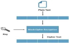 Fig 3: Block Cipher Mechanism 