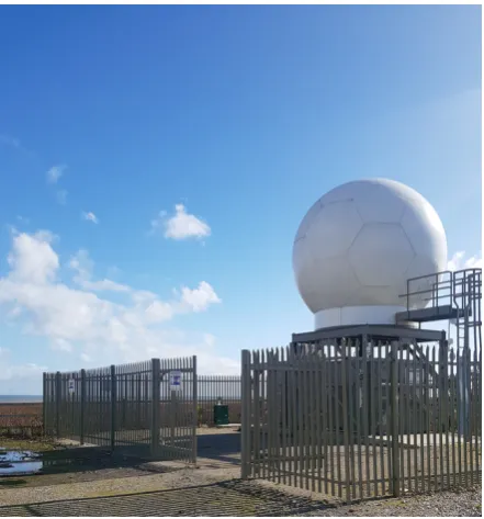 Figure 6. One of the two Doppler radar units deployed for the BEACon project [59,62].
