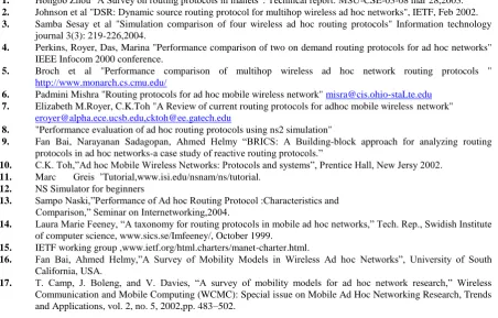 table driven routing protocol. We need to undertake much deeper study of all these reactive routing protocols which could The On-Demand routing protocols are much efficient to handle the dynamics of mobile ad-hoc networks than the prove beneficial to make 