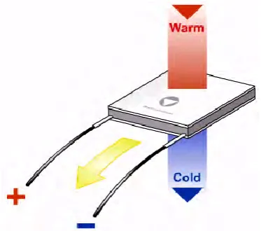 Figure 1.1: Seebeck Effect 