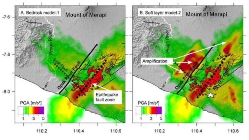 Fig. 8. The result of 3D modeling sub surface in the  research area by using Grav3D  software