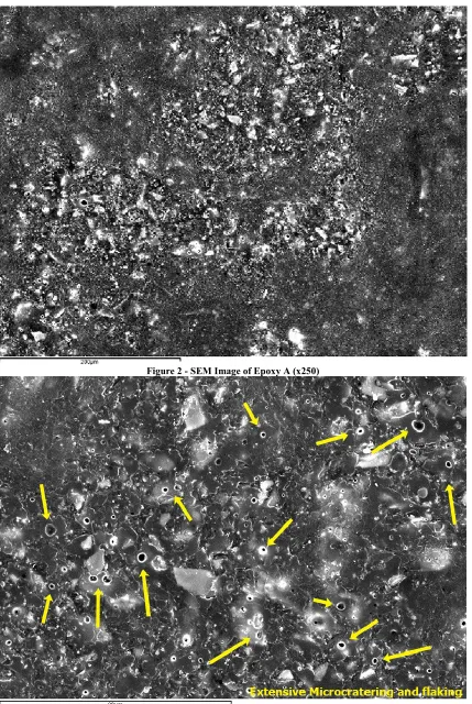 Figure 2 - SEM Image of Epoxy A (x250) 