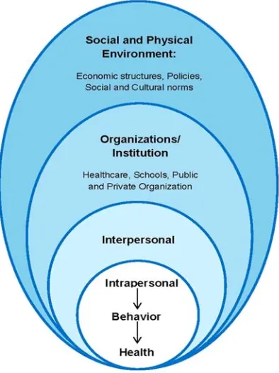 Figure 2.1: Health education quarterly model‐ Adopted from Stokols (1992) 