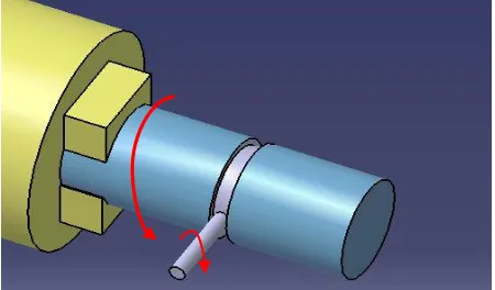 Figure 4: Application of turn-milling on a single work-piece 