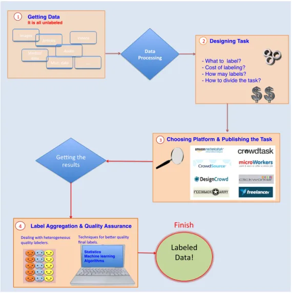 Figure 1.3: Crowd labeling Process