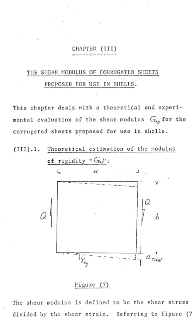 Figure (7)The shear modulus is defined to be the shear stress 