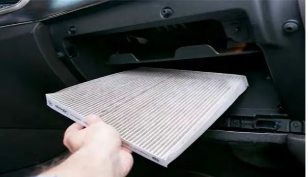 Figure 1.1: Dust particle on filter at cabin system 