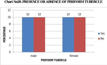 Table No 37. PRESENCE OR ABSENCE OF PIRIFORM TUBERCLE RIGHT 