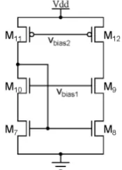 Fig. 2. Schematic of wide swing current mirror 