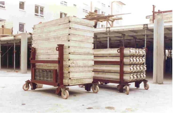 Table 5.2  Fully loaded piling rack 