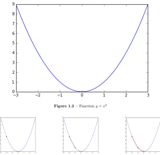 Figure 1.2 – Function y = x 2