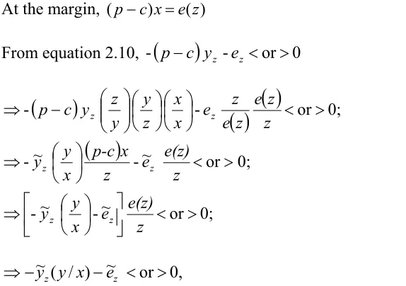 figure 2.3 that the share of producers of a substitute falls and that of innovators rises as 