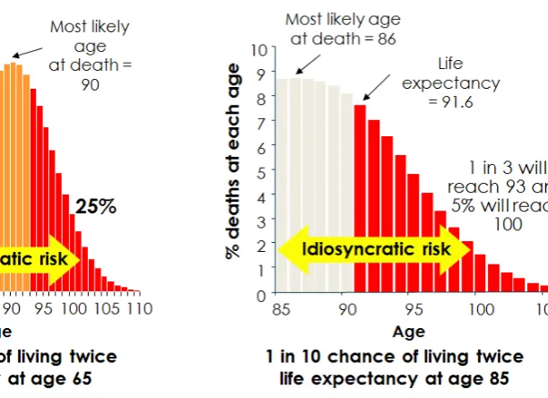 Figure 3: Variability in life expectancy 