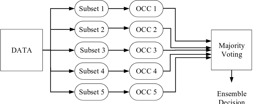 FIGURE 4.2.1: General scheme of the bagged of OCCs [5].